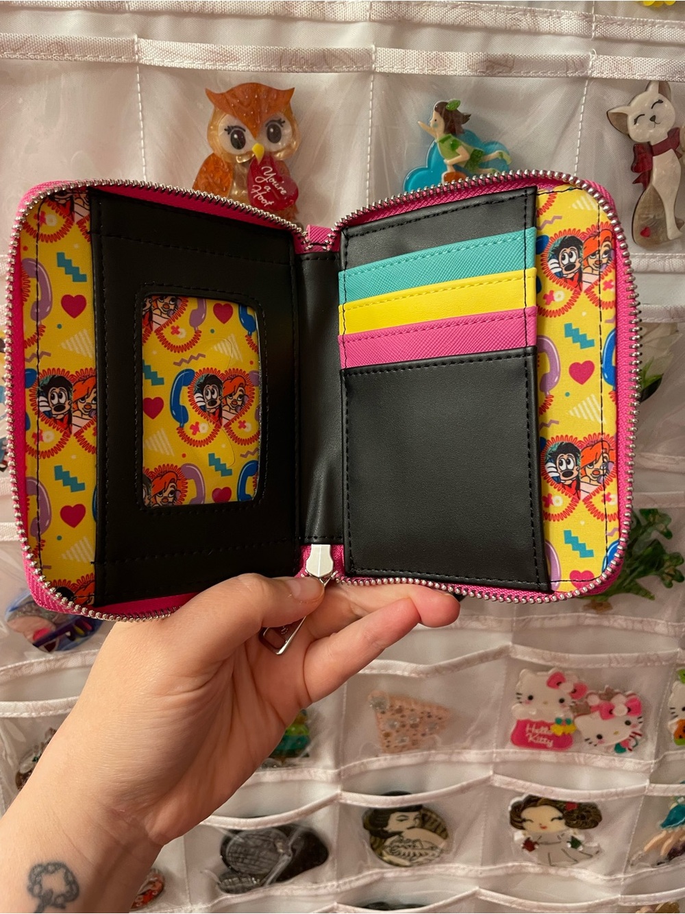 NWOT Loungefly Disney_A Goofy Movie Max Roxanne Split Crossbody bag+wallet SET - Picture 17 of 17